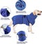 Soft Microfiber Pet Dog Bathrobe l Size: 60cm Body Length Super Absorbent D Carousel 3