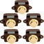 5 Pack Keyless Snap Buttons Door Closure Rv Motorhome Caravan Cabinet Boat Mot Carousel 1