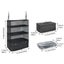 Travel Organizer Set Hanging Packing Cubes Shelves Laundry Storage Carousel 7
