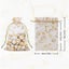 105 Pcs Organza Bags 10 X 15 Cm White Heart Pattern Organza Gift Bags With Dr Carousel 3