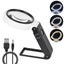 110mm Hands-free Magnifier With Three Light Modes For Coin Jewelry Crafts Hobb Carousel 1