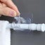 Clear Set Of 4 Self Adhesive Hooks For Curtain Rods Non-perforated For T Carousel 3