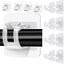 12 Pack Self Adhesive Curtain Rod Bracket Hooks No Drilling Wall Ring Clips F Carousel 1