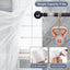 12 Pack Self Adhesive Curtain Rod Bracket Hooks No Drilling Wall Ring Clips F Carousel 5