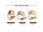 Single Screw Adjustment Saxophone Ligature Durable Metal Clip Fastener For Carousel 5