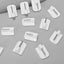 50 Adhesive Curtain Rod Hooks White Carousel 3