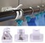 Self Adhesive Curtain Hooks 4 Pieces No Drilling Curtain Rod Bracket Self Ad Carousel 3