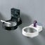 White Stainless Steel Wall Mounted Ashtray Stainless Steel Ashtray For Bathro Carousel 3