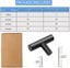 Set Of 20 Kitchen Cabinet Handle Drawer Knob Cupboard Door Black Stainless St Carousel 3