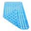 Transparent Non-slip Bath Mat blue 88 * 40 Cm Anti-bacterial And Anti-mou Carousel 1
