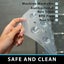 Transparent Non-slip Bath Mat blue 88 * 40 Cm Anti-bacterial And Anti-mou Carousel 2