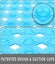 Transparent Non-slip Bath Mat blue 88 * 40 Cm Anti-bacterial And Anti-mou Carousel 5
