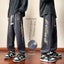 Loose Men Casual Pants Spring Autumn Trendy Gray Pants Sports Men Wide Leg Carousel 3