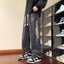 Loose Men Casual Pants Spring Autumn Trendy Gray Pants Sports Men Wide Leg Carousel 4