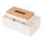Tissue Box Organizer White/natural Carousel 1