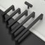 Set Of 10 Black Kitchen Cabinet Handles 128mm Center Distance Stainless Steel Carousel 3