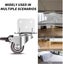 4x Swivel Castors Furniture Castors Wheels With Brake L-mounting Plate 25mm Carousel 5