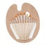 Brush Set With Wooden Palette 12 Brushes And Handheld Oval Artist Palette Carousel 1