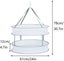 Foldable Clothes Drying Rack Hanging Clothes Dryer Tiers Foldable Mesh Net Dry Carousel 2