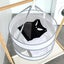 Foldable Clothes Drying Rack Hanging Clothes Dryer Tiers Foldable Mesh Net Dry Carousel 4