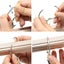 38 Pack Metal Openable Curtain Rings With Clips 1.22 Inch Inner Diameter Whi Carousel 2