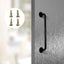 Set Of 2 Tubular Barn Door Handles Black Carousel 3