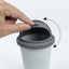 Gray Car Silicone Car Trash Can With Lid For Portable Car Door Fits For Consol Carousel 4