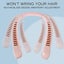 pinkportable Neck Fan Hanging Neck Fan Mini Portable Fan Usb Rechargeable Si Carousel 4