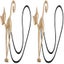 Mute Gold 2pcs Magnetic Curtain Tiebacks Magnetic Curtain Tiebacks Curtain Buc Carousel 1