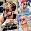 Vintage Round Polarized Steampunk Sunglasses gold Frame And Black Film For M Carousel 4