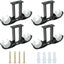 4pcs Adjustable Curtain Rod Wall Bracket 14x8.2cm Wall Mounted Curtain Hook Wi Carousel 1