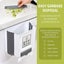 Kitchen Bin Wall Mounted Foldable Hanging Trash Can 8l Waste Bin Small For Ki Carousel 2