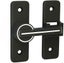 180 Lighted Sliding Interior Door Latch Lock Toggle Door Hook Latch Anti-the Carousel 1