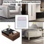 Bed Risers Furniture Risers Add 2 Inch Height Strong Steel Support 10000 Poun Carousel 4