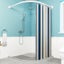 Shower Curtain 200x200cm Polyester Stripes Waterproof Mould Proof Bathroom Cur Carousel 3