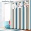 Shower Curtain 200x200cm Polyester Stripes Waterproof Mould Proof Bathroom Cur Carousel 5