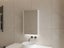 LED Mirror Cabinet Matte White with Lights Sensor Demister 450Wx700H $520 Carousel 4