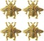 4pcs Drawer Handle Cabinet Handle Door Handle Cabinet Handle With Screw Golden Carousel 1