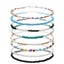 8pcs Handmade Beaded Anklets Colorful Bohemian Glass Beads Anklets Adjustable Carousel 1