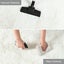 Shaggy carpet rug White 200x 230CM Carousel 3