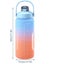 Pack 2l Sports Water Bottle With Time Stamp And Lock Cap Leakproof Water Bott Carousel 2