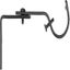 Set Of 2 Blackadjustable Curtain Rod Wall Bracket Carousel 3