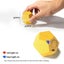 Rotating Timer for Desktop, Sound Vibration, Mute, Spin Timer, Kitchen,Yellow Carousel 5