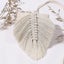 2 Piece Curtain Ties Beige Leaf Curtain Tie Hooks Clips String Clasps Ha Carousel 4
