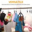 20 Pcs Portable Laundry Hooks No-slip Metal Boots Hangerssingle Coat Hangers Carousel 4