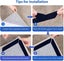 Carpet Clamps 4 Piece Double Sided Washable Removable Anti-curl Corner Carpet Carousel 2