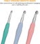 35 Pcs Crochet Hooks Crochet Kit Ergonomic Crochet Hook Set With Colorful Soft Carousel 4