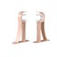 Gold 4pcs Aluminum Alloy Single Hole Curtain Rod Brackets Curtain Rod Ceiling Carousel 1