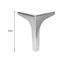 Set Of 4 Modern Metal Diamond Triangle Furniture Feet Diy Replacement Bright S Carousel 2