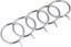 Silver 10 Rings For Curtains Shower Curtains And Curtain Rods Carousel 4
